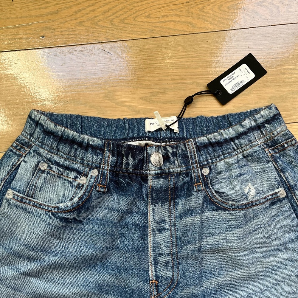 Rag & Bone Blue Printed Jeans